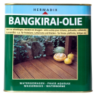 Bangkirai olie | Hermadix | 2.5 liter (Naturel, Mat, Hardhout, Waterbasis)