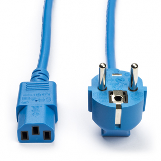 ACT C13 kabel | ACT | 1.2 meter (Haaks, Blauw) AK5133 K010806152 - 