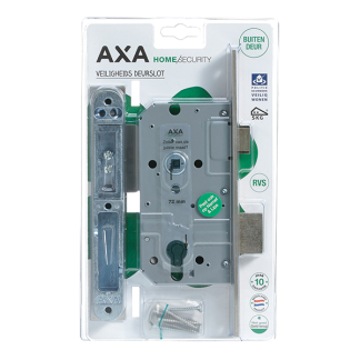 AXA Veiligheidsbeslag + Veiligheidsslot | AXA | 72 mm (Duwer, Kerntrekbeveiliging)  K010808552 - 