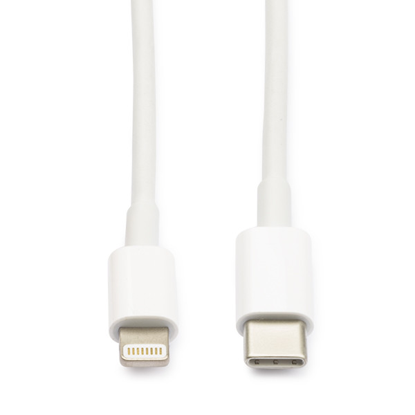 wees onder de indruk Buitenland Maak het zwaar iPhone oplaadkabel | Apple origineel | Lightning ↔ USB C | 1 meter (Wit)  Apple Kabelshop.nl