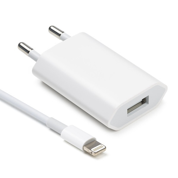 Elektrisch uitlokken straal iPhone oplader | Apple | 1 poort (USB A, 5W, Lightning kabel)