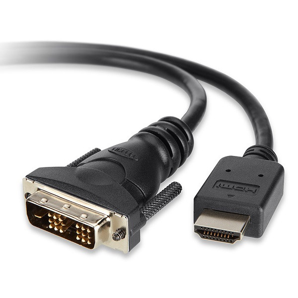 cursief Ban ondersteuning DVI naar HDMI kabel | Belkin | 3 meter (DVI-D, Single Link, 100% koper,  Verguld) Belkin Kabelshop.nl