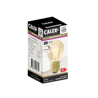 Calex LED lamp E27 | Kogel | Calex (2.5W, 136 lm, 2100K, Dimbaar) 1001002800 K170202925 - 