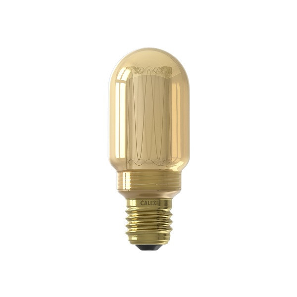 LED lamp E27 Buis Calex (3.5W, 120lm, 1800K, Dimbaar, Goud) Calex