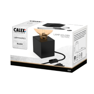 Calex Lampvoet | Calex (Tot 40W, Mat zwart) 941080 K170404174 - 2