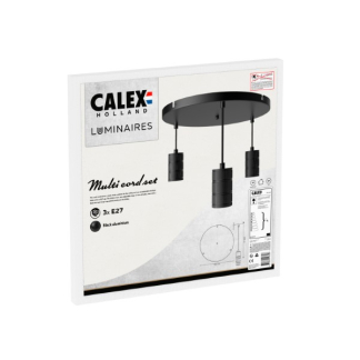 Calex Pendel | Calex (E27, 3 lampen, Verstelbaar, Zwart) 965248 K170203077 - 4