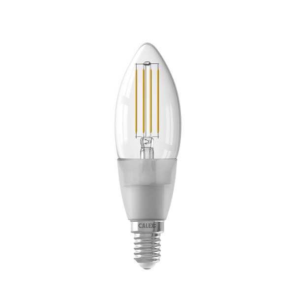 beu Pidgin Percentage Slimme lamp E14 | Calex Smart Home | Kaars (LED, 4.5W, 450lm, 1800-2700K,  Dimbaar) Calex Kabelshop.nl