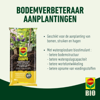 Compo Aanplantingen bodemverbeteraar | Compo | 40 liter (Organisch) 2633404017 K170116044 - 2