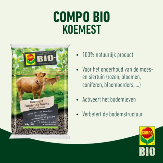 Compo Koemest | Compo | 10 kg (Natuurlijk, Bio-label) 2254701017 K170116078 - 2