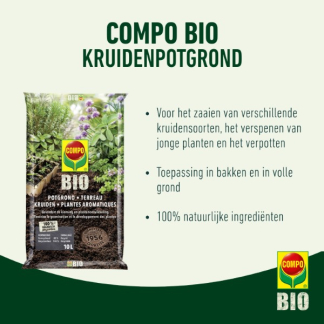 Compo Kruiden potgrond | Compo | 10 liter (Organisch) 1062301017 K170116080 - 2