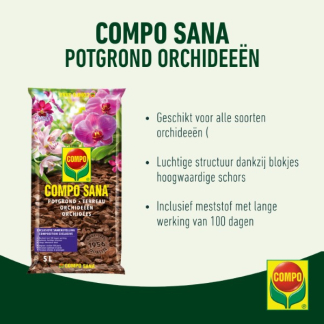 Compo Orchidee potgrond | Compo | 5 liter 1161152017 K170115773 - 2