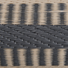 Decoris Buitenkleed | 180 x 120 cm (Waterbestendig, Strepen, Zwart) 891799 K170104860 - 3