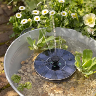 Decoris Solar fontein | Ø 16 cm (LED, Multikleur, Drijvend) 893035 K170130280 - 
