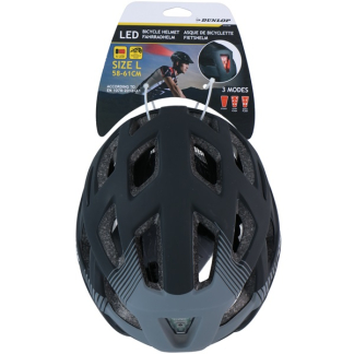 Dunlop Fietshelm | Dunlop (58-61 cm, Uniseks, led, Zwart) 871125226756 K170404637 - 6