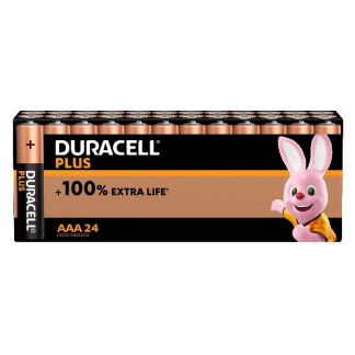 Duracell AAA batterij - Duracell - 24 stuks (Alkaline, 1.5 V) ADU00359 K105005166 - 