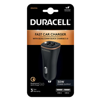 Duracell USB autolader | Duracell (2x USB A, 30W) DR6010A K010221122 - 2