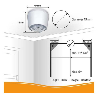 ELRO Hittemelder | ELRO (85 dB, 10 jaar batterij) FH721011 K170501320 - 