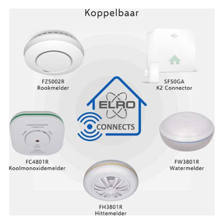 ELRO Slimme hittemelder | ELRO Connects (Wifi, Koppelbaar) FH380111R K170203310 - 