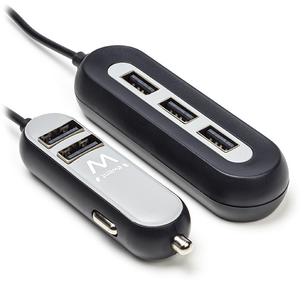 verfrommeld Labe Verpletteren USB autolader | Ewent | 5 poorten (USB A, Smart IC) Ewent Kabelshop.nl