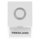 Friedland Beldrukker | Honeywell (Bedraad, Verlicht, Naamplaatje, Wit) D723W K170113804 - 2