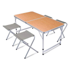 Gardalux Campingtafel met krukjes | 5 delig (Inklapbaar) X61210190 K170104928 - 1