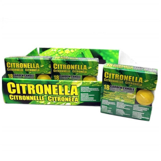 Gardalux Citronella kaars | Gardalux | 18 stuks (Citrusgeur, Binnen en buiten) 1386020 K170113154 - 