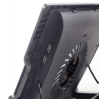 Gembird Laptopstandaard | Gembird | Tot 17 inch (Koelfunctie, Ergonomisch, Verstelbaar, USB-poort, LED) NBS-1F17T-01 K101501117 - 2