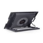 Gembird Laptopstandaard | Gembird | Tot 17 inch (Koelfunctie, Ergonomisch, Verstelbaar, USB-poort, LED) NBS-1F17T-01 K101501117 - 3