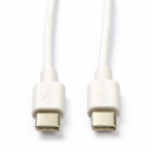 Apple oplaadkabel | USB C ↔ USB C 2.0 | 2 meter (Wit)