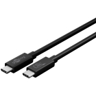 Apple oplaadkabel | USB C ↔ USB C 4 | 0.7 meter (40 Gbps, Vertind koper, Power Delivery, 240 W, Thunderbolt 3/4)