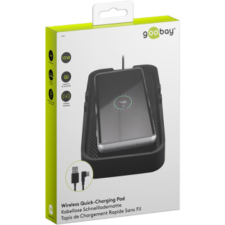 Goobay Draadloze autolader | Goobay (15W, Qi) 60471 K180107328 - 2