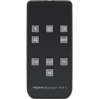 Goobay HDMI matrix | Goobay | 4- naar 1-poorts (Afstandsbediening, 4K@60Hz, Toslink, Jack) 58490 K020100075 - 