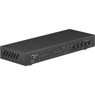 Goobay HDMI matrix | Goobay | 4- naar 2-poorts (Afstandsbediening, 4K@30Hz, Ultra HD) 58478 K020100081 - 
