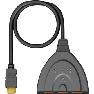 Goobay HDMI switch | Goobay | 3-poorts (4K@30Hz, HDCP) 58487 K020100072 - 