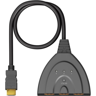 Goobay HDMI switch | Goobay | 3-poorts (4K@60Hz, HDCP) 58488 K020100073 - 
