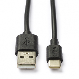 Goobay Huawei oplaadkabel | USB C 2.0 | 3 meter (Snellaadfunctie, Zwart) 59124 C010214060 - 