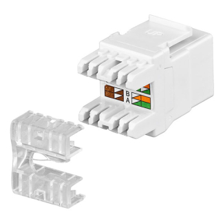 Goobay Keystone RJ45 | Cat5e U/UTP (Verguld) 95738 K090603081 - 3