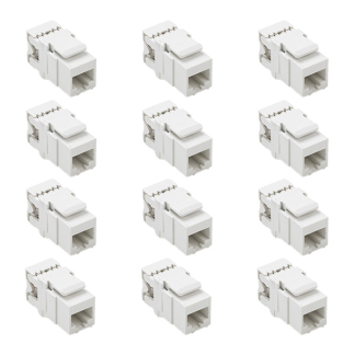 Keystone RJ45 | Cat6 U/UTP | 12 stuks (ABS)