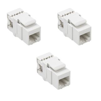 Keystone RJ45 | Cat6 U/UTP | 3 stuks (ABS)