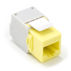 Goobay Keystone RJ45 | Cat6a U/UTP (Geel) 90691 K090603092 - 1