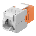 Goobay Keystone RJ45 | Cat6a U/UTP (Oranje) 90690 K090603093 - 2