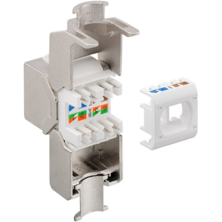 Goobay Keystone RJ45 | Cat8 STP (Zink) 61129 K010605353 - 3