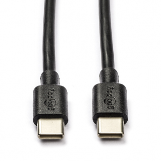 Goobay Motorola oplaadkabel | USB C ↔ USB C 2.0 | 0.5 meter (Zwart) 66316 D010214073 - 