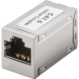 Goobay RJ45 koppelstuk | Cat6 STP (Metaal) 15217 K010605359 - 1