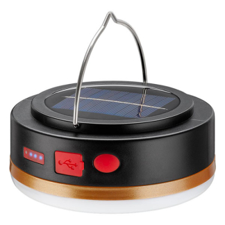 Goobay Solar camping lantaarn | Goobay | LED (Ø 13 cm, 5 lichtstanden, Powerbank) 60344 K170105229 - 