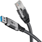Goobay USB A naar RJ45 kabel | Goobay | 1.5 meter (USB 3.0, Cat6 FTP) 70497 K020610055 - 1