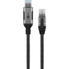 Goobay USB A naar RJ45 kabel | Goobay | 1.5 meter (USB 3.0, Cat6 FTP) 70497 K020610055 - 3