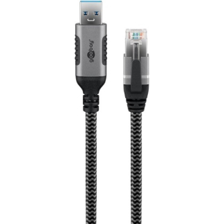 Goobay USB A naar RJ45 kabel | Goobay | 1 meter (USB 3.0, Cat6 FTP) 70299 K020610054 - 