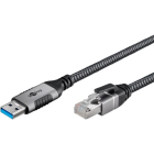 Goobay USB A naar RJ45 kabel | Goobay | 3 meter (USB 3.0, Cat6 FTP) 70499 K020610057 - 2