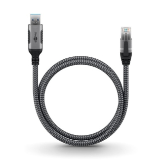 Goobay USB A naar RJ45 kabel | Goobay | 3 meter (USB 3.0, Cat6 FTP) 70499 K020610057 - 